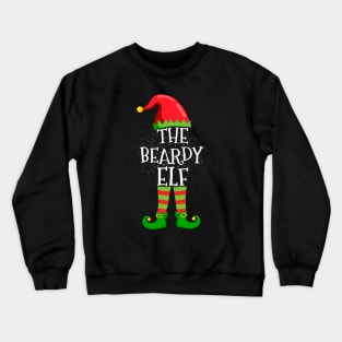 BEARDY Elf Family Matching Christmas Group Funny Gift Crewneck Sweatshirt